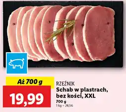 Lidl Rzeźnik schab w plastrach, bez kości oferta