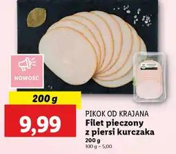 Lidl Pikok od krajana filet pieczony z piersi kurczaka oferta