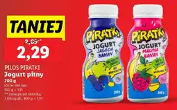 Lidl Pilos piratki jogurt pitny oferta