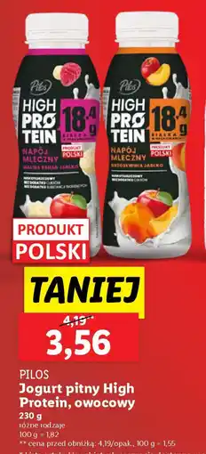 Lidl Pilos jogurt pitny high protein oferta