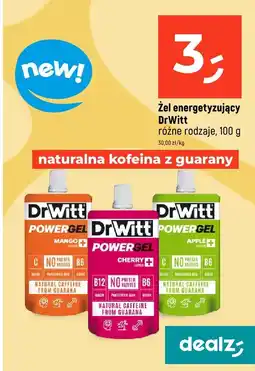 Dealz Żel energetyzujący DrWitt różne rodzaje oferta