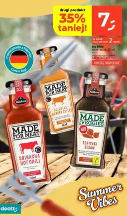 Dealz Sos Kühne Made For Meat Sriracha Hot Chili 235ml oferta