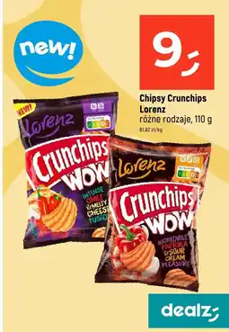 Dealz Chipsy Crunchips Lorenz różne rodzaje oferta