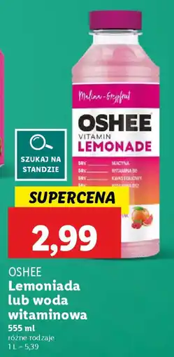 Lidl Oshee lemoniada lub woda witaminowa oferta