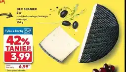 Kaufland Ser z mleka krowiego koziego i owczego Der spanier oferta