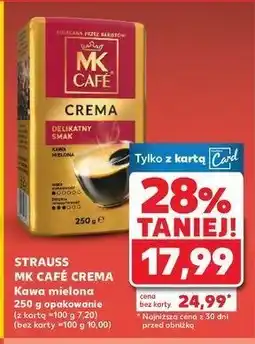 Kaufland Kawa Mk cafe crema oferta