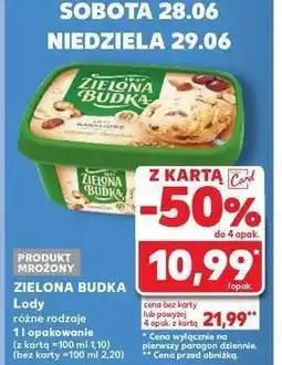 Kaufland Lody bakaliowe Zielona budka oferta