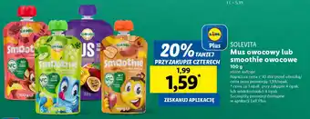 Lidl Solevita mus owocowy lub smoothie owocowe oferta