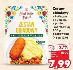 Kaufland Kotlet de volaille z puree i marchewką K-classic stąd takie dobre! oferta