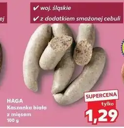 Kaufland Kaszanka biała z mięsem Haga oferta