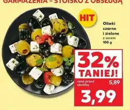 Kaufland Oliwki czarne i zielone z serem feta oferta