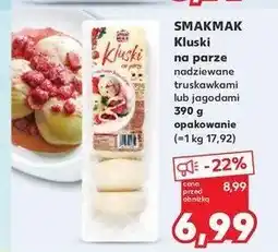 Kaufland Kluski na parze z truskawkami Smak mak oferta
