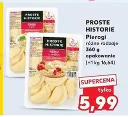Kaufland Pierogi z truskawkami Iglotex proste historie oferta