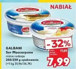 Kaufland Ser mascarpone o smaku waniliowym Galbani oferta