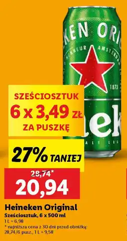 Lidl Heineken Original oferta