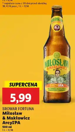 Lidl Browar fortuna miłosław & makłowicz arcyipa oferta