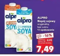 Kaufland Napój sojowy bez cukru Alpro soya oferta
