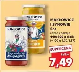 Kaufland Sos pomidorowy do spaghetti Makłowicz i synowie oferta