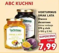 Kaufland Dżem mango-marakuja Vortumnus smak lata oferta