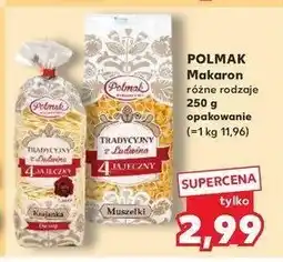 Kaufland Makaron muszelki Polmak oferta
