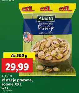 Lidl Alesto pistacje prażone, solone xxl oferta