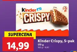 Lidl Kinder Crispy, 5-pak oferta