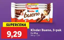 Lidl Kinder Bueno, 3-pak oferta