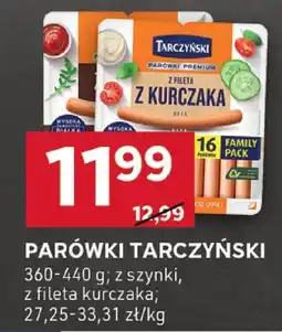 Stokrotka Parówki z szynki z fileta kurczaka Tarczyński oferta