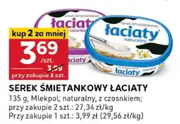 Stokrotka Serek śmietankowy Łaciaty z czosnkiem Mlekpol oferta