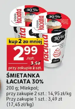 Stokrotka Śmietanka łaciata 30% Mlekpol oferta