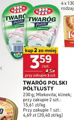 Stokrotka Twaróg półtłusty - klinek Mlekovita oferta