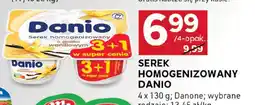 Stokrotka Serek homogenizowany Danio, wybrane rodzaje Danone oferta