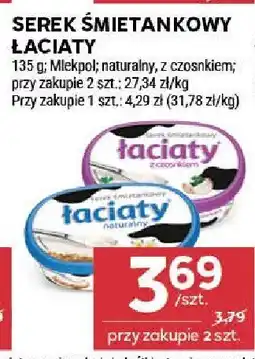 Stokrotka Serek śmietankowy Łaciaty Mlekpol oferta