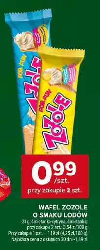 Stokrotka Wafel Zozole o smaku lodów oferta