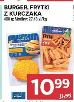 Stokrotka Burger, frytki z kurczaka Morliny oferta