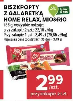 Stokrotka Biszkopty z galaretką Home Relax, Mio&Rio oferta