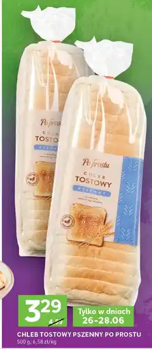 Stokrotka Chleb tostowy pszenny Po Prostu oferta