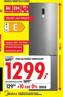 Media Expert Chłodziarko zamrażarka Midea oferta