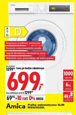 Media Expert Pralka Amica oferta