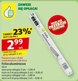 Auchan Folia aluminiowa oferta