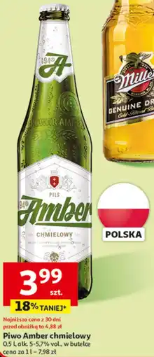 Auchan Piwo Browar Amber oferta