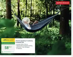 ERLI Hamak ogrodowy 2-osobowy huśtawka XXL oferta