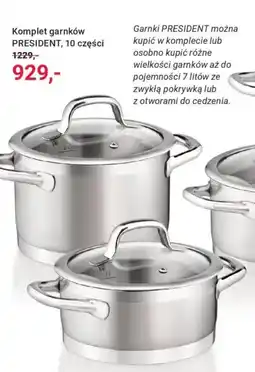 Tescoma Komplet garnków PRESIDENT oferta
