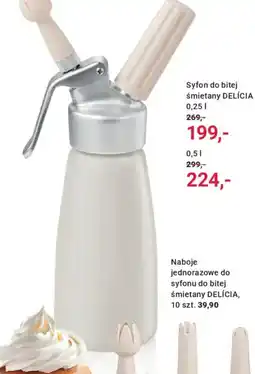 Tescoma Syfon do bitej śmietany Delicia oferta