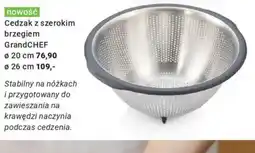 Tescoma Cedzak z szerokim brzegiem GrandCHEF oferta