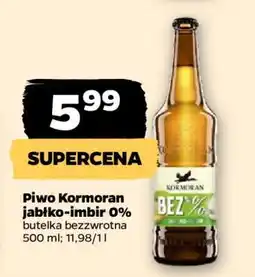 Netto Piwo Kormoran jabłko-imbir 0% oferta