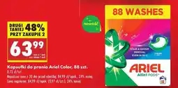 Biedronka Kapsułki do prania Ariel Color, 88 szt oferta