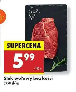 Biedronka Stek wołowy bez kości oferta