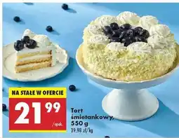 Biedronka Tort śmietankowy 550 g oferta