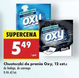 Biedronka Chusteczki do prania Oxy, 12 szt oferta